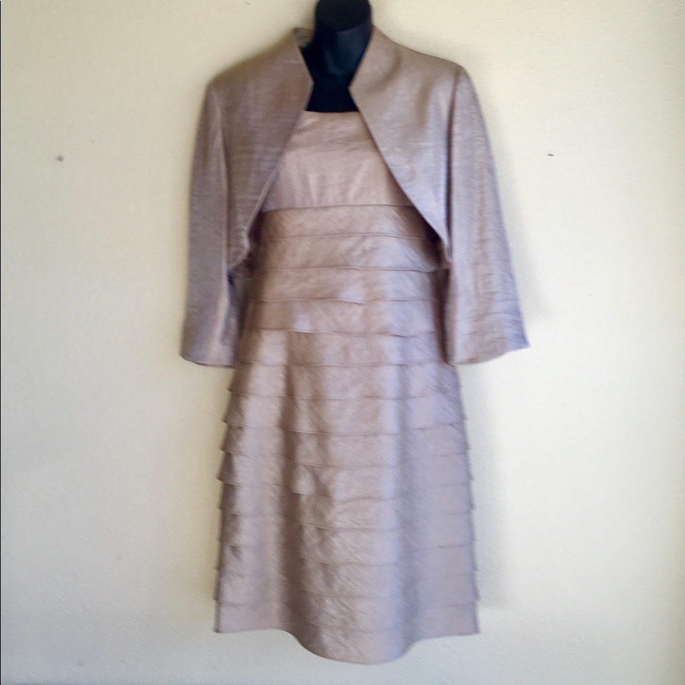 Gold Dress with Jacket